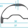 Tor TR37 Carbon Rims - Image 3