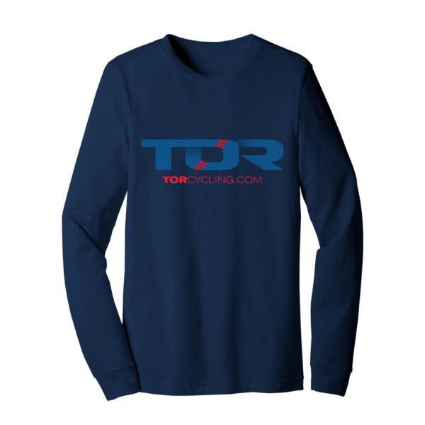 Tor Red Stripe Long Sleeve Tee - Image 4