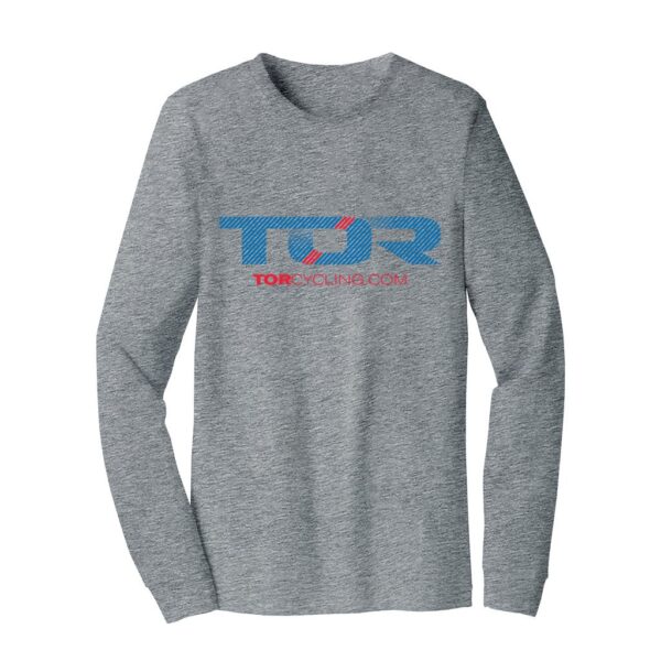 Tor Red Stripe Long Sleeve Tee - Image 2