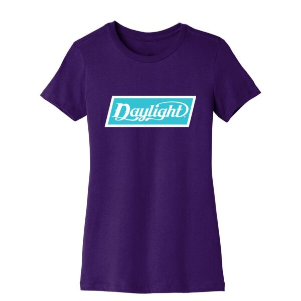 Daylight Boxed Logo Women's Slim Fit Tee - Image 3